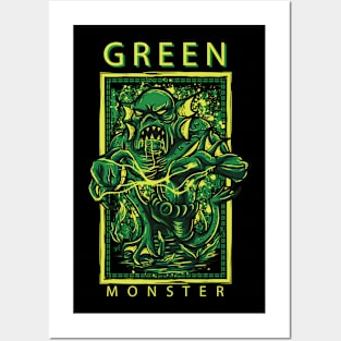 Green Monster Posters and Art